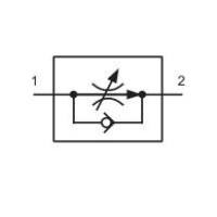 ARGO-HYTOS SF2C2A-K2/l 2-Way-Flow Control Valves with Free Flow Check Valves